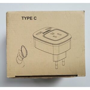 TESSAN Type C Power Plug Adapter 2 Pack‎ for US Travel to Europe, Asia